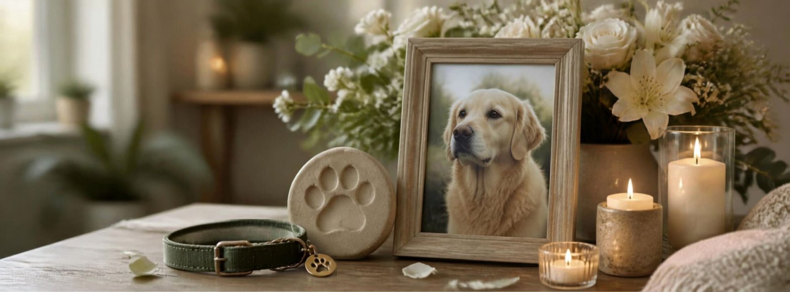 1. Dog Pet Memorial Banner Photo